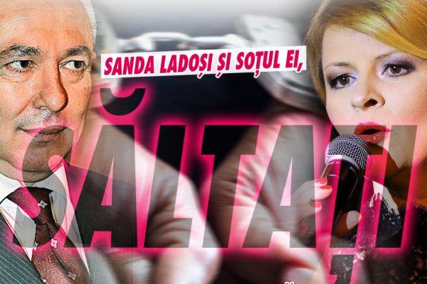 Sanda Ladoşi şi soţul ei, săltaţi de DIICOT, de acasă